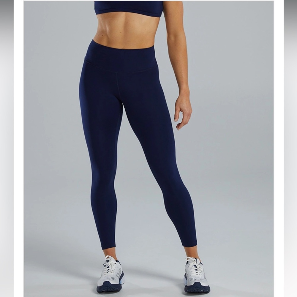 TYR Joule Elite Women's High-Rise 25" Leggings - Navy Blue
